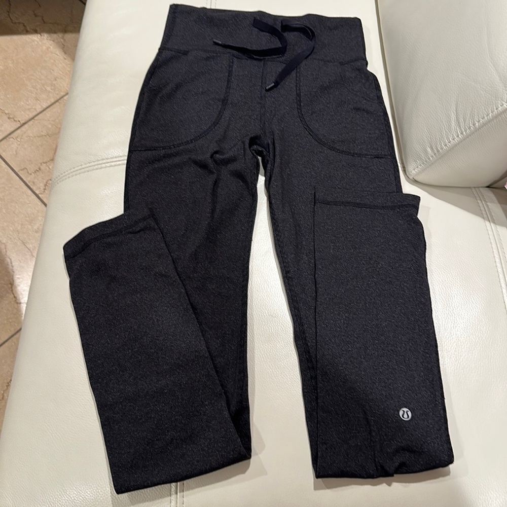 Lululemon Athletica Size 6 Gray Pocket Leggings H6